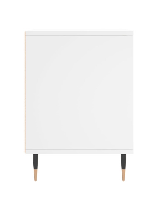 Naktinės spintelės, 2vnt., baltos, 40x35x50cm, apdirbta mediena