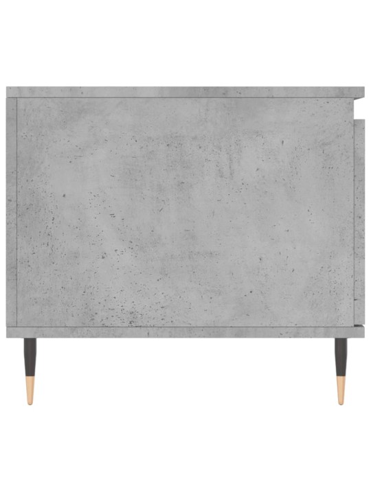 Kavos staliukas, betono pilkas, 100x50x45cm, apdirbta mediena