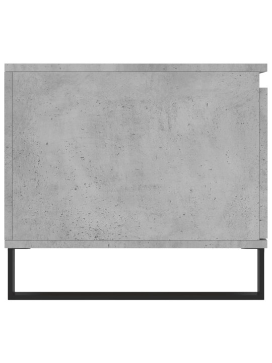Kavos staliukas, betono pilkas, 100x50x45cm, apdirbta mediena