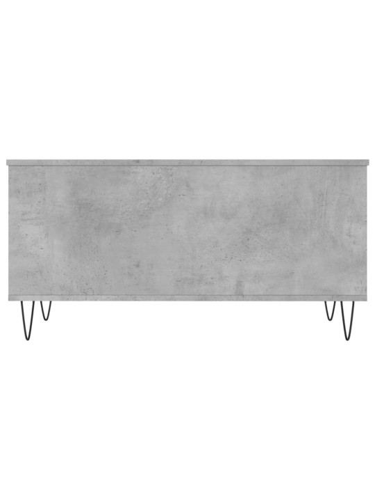 Kavos staliukas, betono pilkas, 90x44,5x45cm, apdirbta mediena
