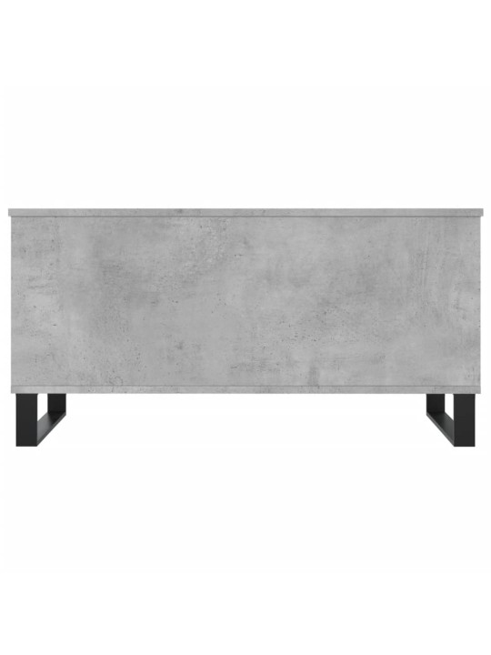 Kavos staliukas, betono pilkas, 90x44,5x45cm, apdirbta mediena