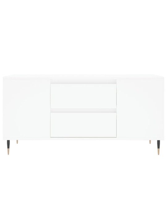 Kavos staliukas, baltas, 102x44,5x50cm, apdirbta mediena