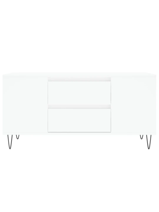 Kavos staliukas, baltas, 102x44,5x50cm, apdirbta mediena