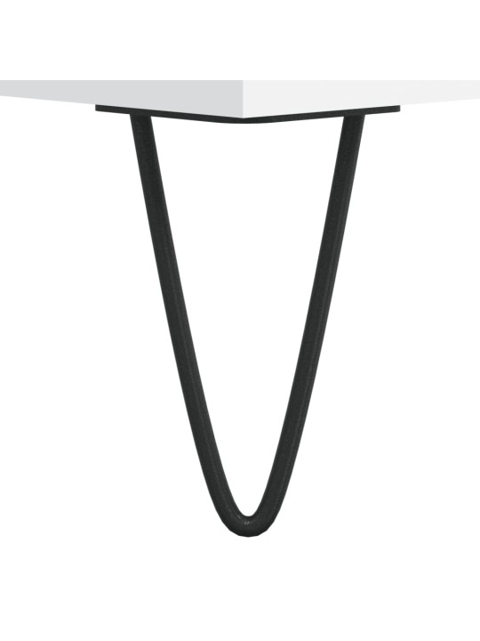 Kavos staliukas, baltas, 102x44,5x50cm, apdirbta mediena
