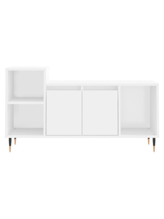 Televizoriaus spintelė, baltos spalvos, 100x35x55cm, mediena