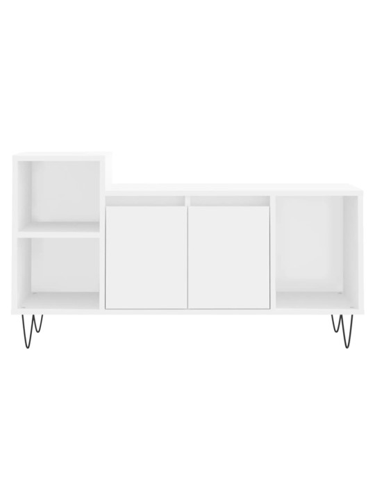 Televizoriaus spintelė, baltos spalvos, 100x35x55cm, mediena