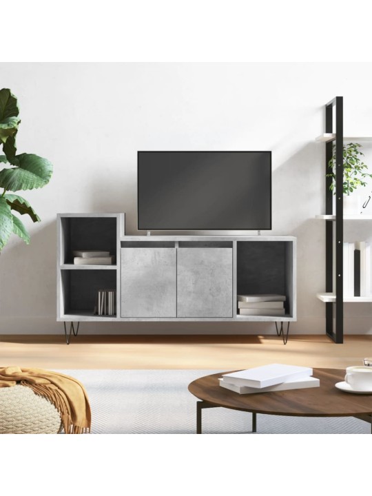 Televizoriaus spintelė, betono pilka, 100x35x55cm, mediena