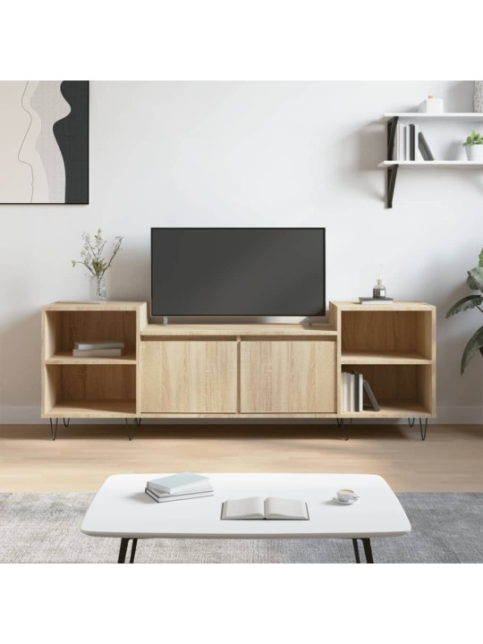 Televizoriaus spintelė, ąžuolo, 160x35x55cm, apdirbta mediena
