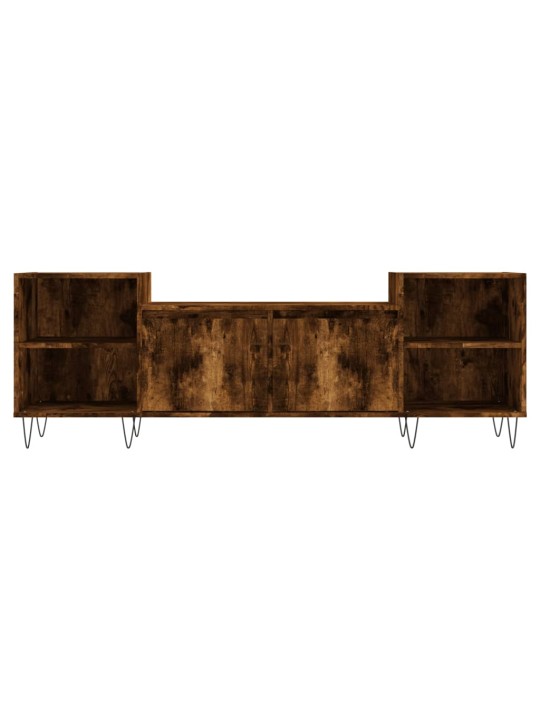 Televizoriaus spintelė, dūminio ąžuolo, 160x35x55cm, mediena