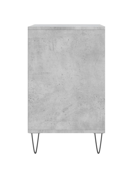 Spintelė batams, betono pilka, 102x36x60cm, apdirbta mediena