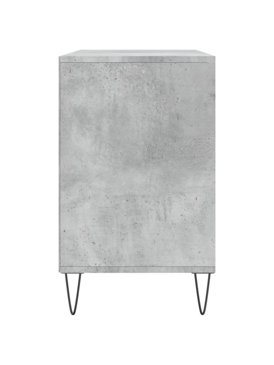 Spintelė batams, betono pilka, 102x36x60cm, apdirbta mediena