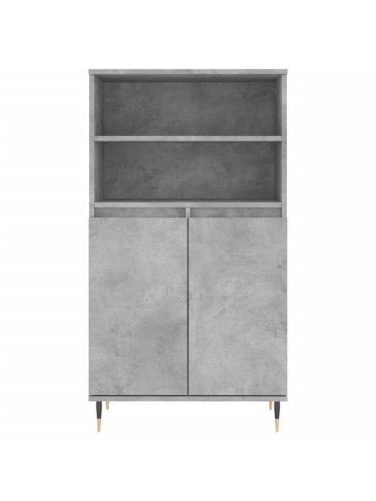Komoda, betono pilkos spalvos, 60x36x110cm, apdirbta mediena