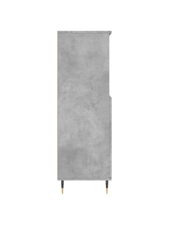 Komoda, betono pilkos spalvos, 60x36x110cm, apdirbta mediena