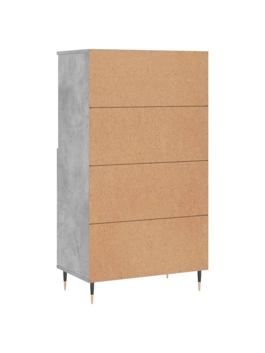 Komoda, betono pilkos spalvos, 60x36x110cm, apdirbta mediena