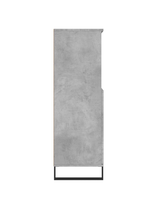 Komoda, betono pilkos spalvos, 60x36x110cm, apdirbta mediena