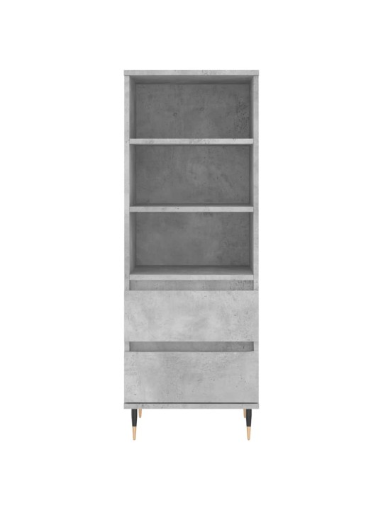 Komoda, betono pilkos spalvos, 40x36x110cm, apdirbta mediena