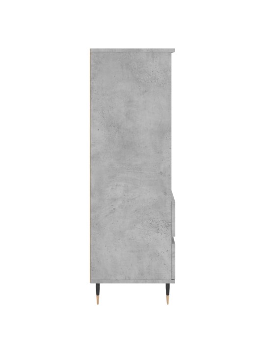 Komoda, betono pilkos spalvos, 40x36x110cm, apdirbta mediena