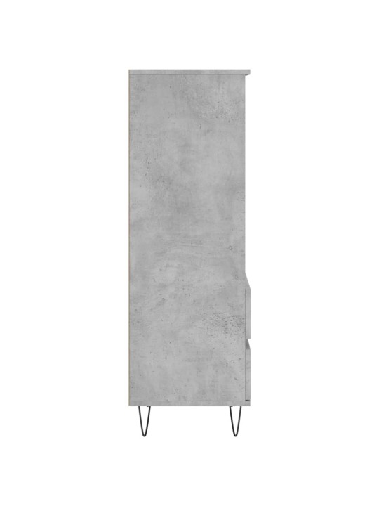 Komoda, betono pilkos spalvos, 40x36x110cm, apdirbta mediena