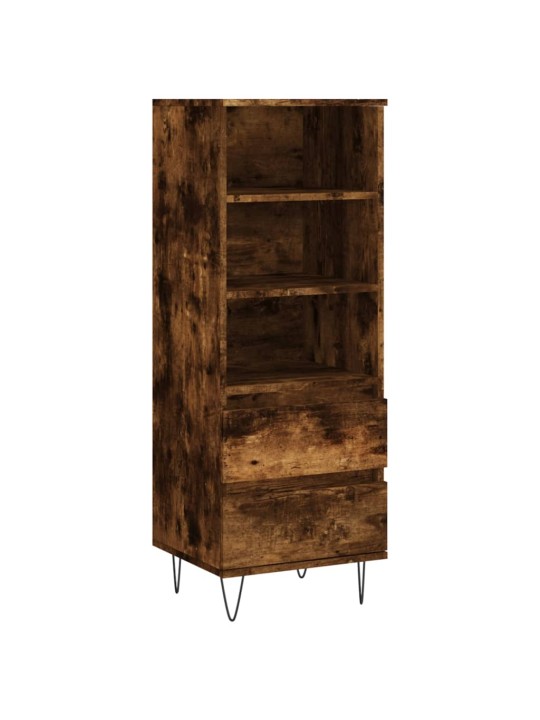 Komoda, dūminio ąžuolo spalvos, 40x36x110cm, apdirbta mediena