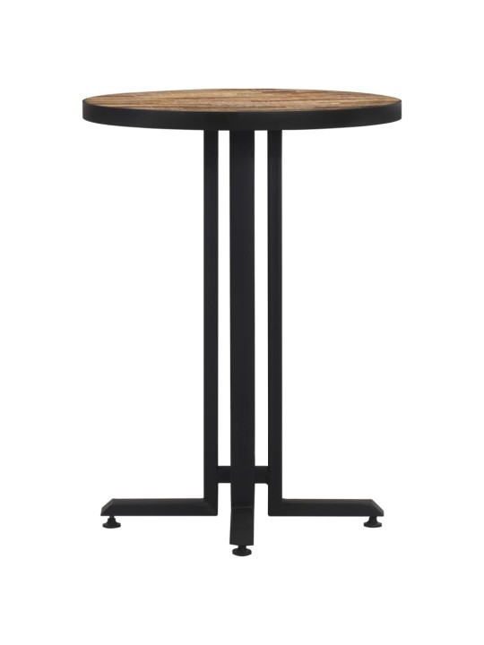 Bistro stalas, 55x76cm, perdirbtos tikmedžio medienos masyvas