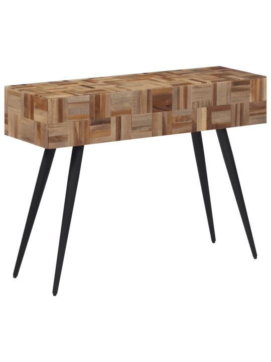 Konsolinis staliukas, 110x34x80cm, perdirbta tikmedžio mediena
