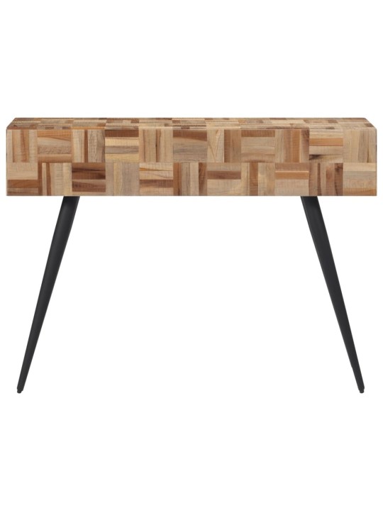 Konsolinis staliukas, 110x34x80cm, perdirbta tikmedžio mediena