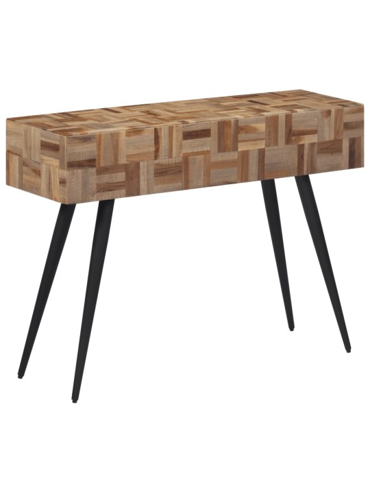 Konsolinis staliukas, 110x34x80cm, perdirbta tikmedžio mediena