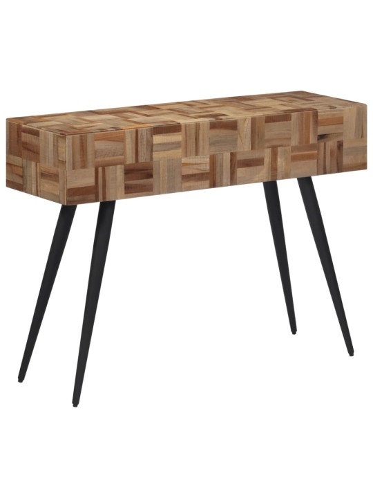Konsolinis staliukas, 110x34x80cm, perdirbta tikmedžio mediena