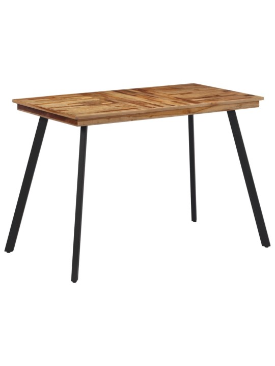 Valgomojo stalas, 120x62x76cm, tikmedžio medienos masyvas