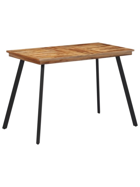 Valgomojo stalas, 120x62x76cm, tikmedžio medienos masyvas
