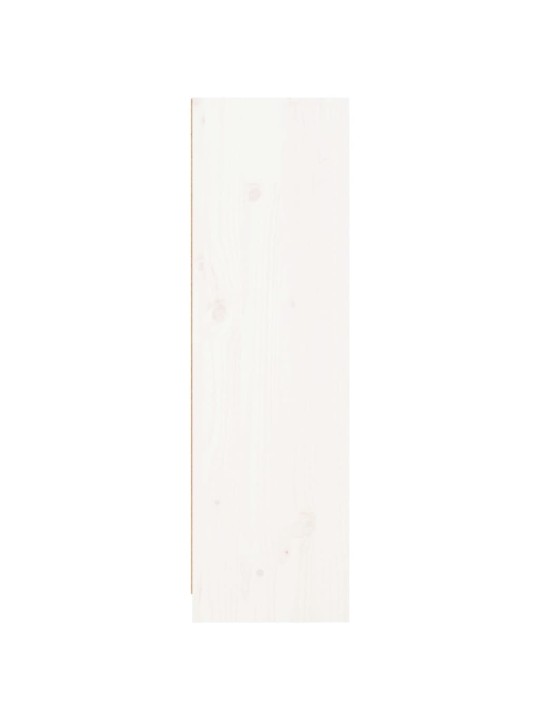 Knygų spinta, balta, 70x33x110cm, pušies medienos masyvas