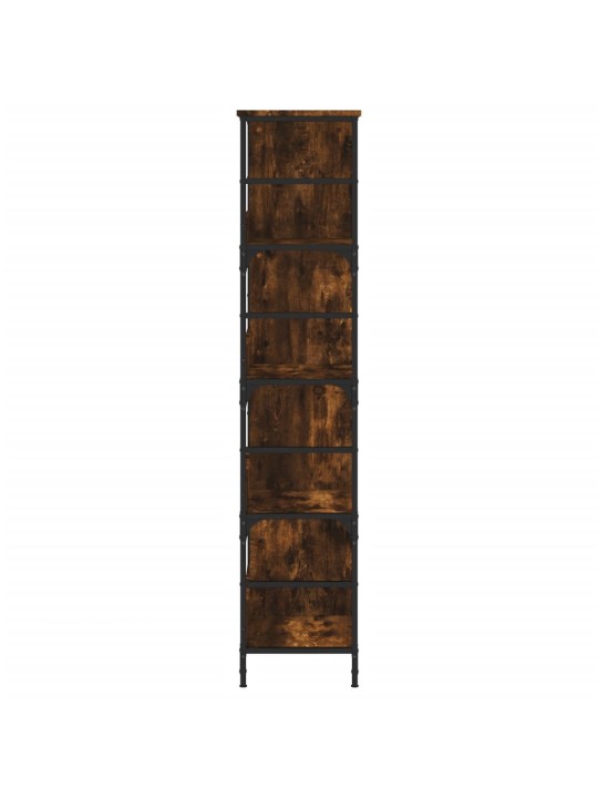 Knygų lentyna, dūminio ąžuolo, 78,5x33x153cm, apdirbta mediena