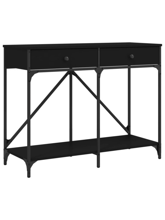 Konsolinis staliukas, juodas, 100x39x78,5cm, apdirbta mediena