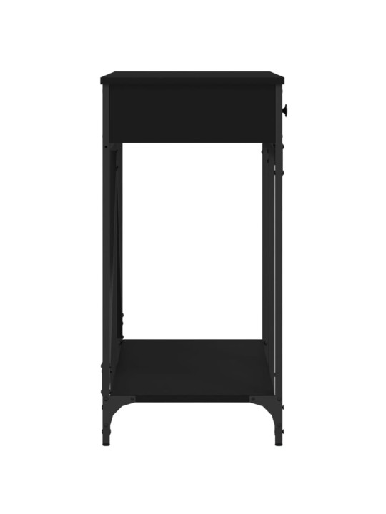 Konsolinis staliukas, juodas, 100x39x78,5cm, apdirbta mediena
