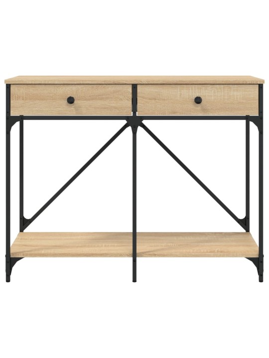 Konsolinis staliukas, ąžuolo, 100x39x78,5cm, apdirbta mediena