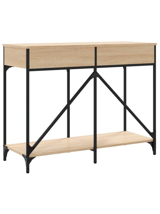 Konsolinis staliukas, ąžuolo, 100x39x78,5cm, apdirbta mediena