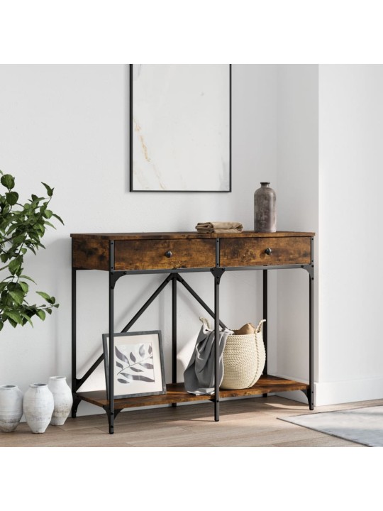 Konsolinis staliukas, dūminio ąžuolo, 100x39x78,5cm, mediena