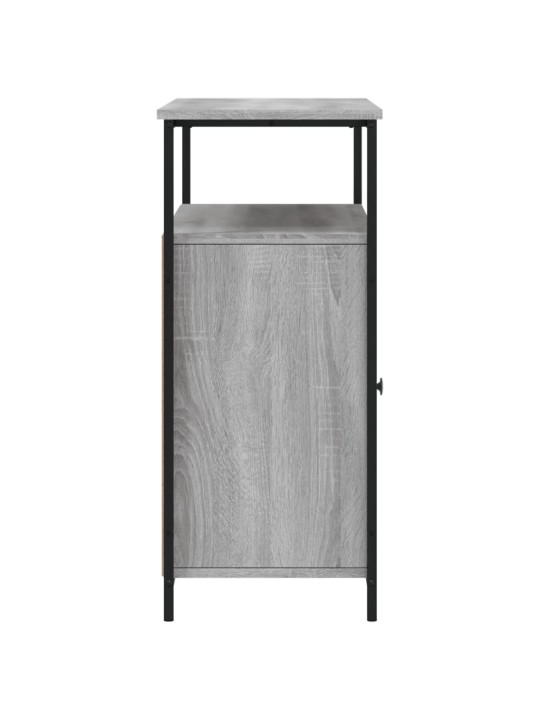 Šoninė spintelė, pilka ąžuolo, 100x35x80cm, apdirbta mediena