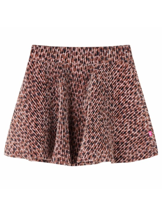Vaikiškas sijonas, sendintas rožinis, leopardo rašto, 92 dydžio