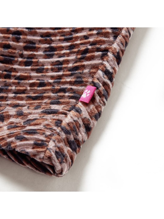 Vaikiškas sijonas, sendintas rožinis, leopardo rašto, 92 dydžio