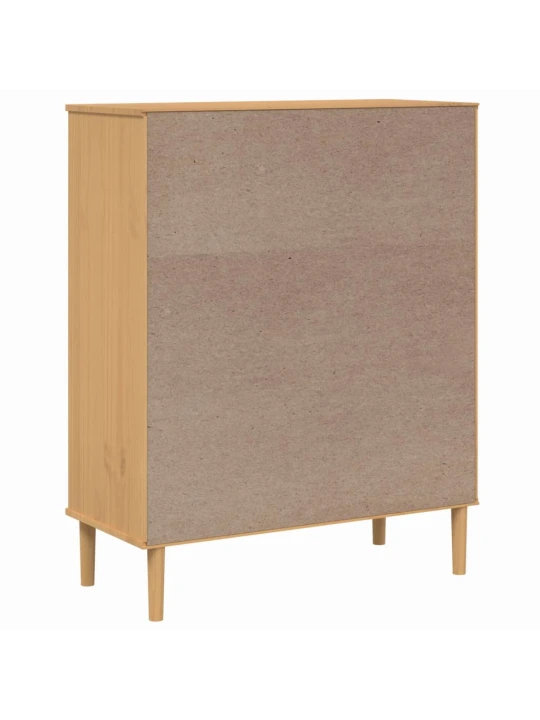 Komoda SENJA, ruda, 90x40x112cmcm, pušies masyvas