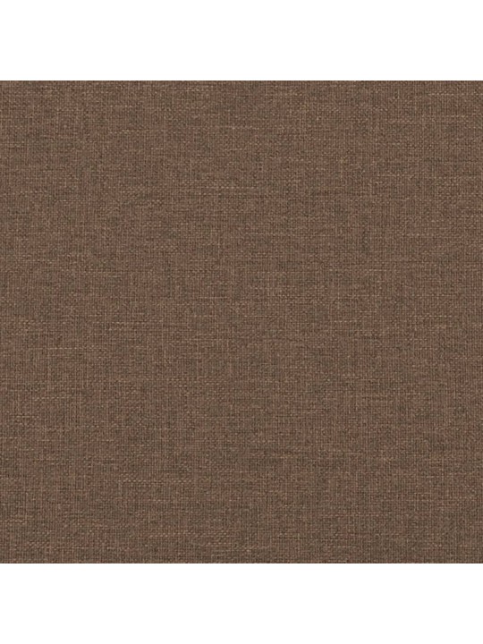 Trivietė sofa, rudos spalvos, 180cm, audinys
