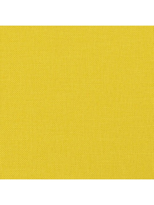 Trivietė sofa, šviesiai geltonos spalvos, 180cm, audinys