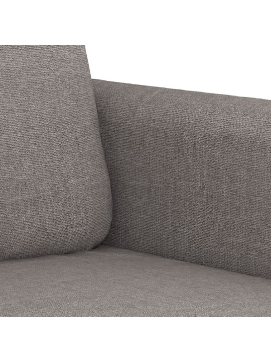 Trivietė sofa, taupe spalvos, 180cm, audinys