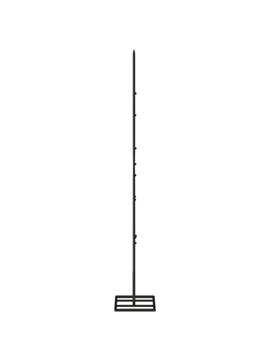 Metalinė Kalėdų eglutė, juodos spalvos, 90 cm