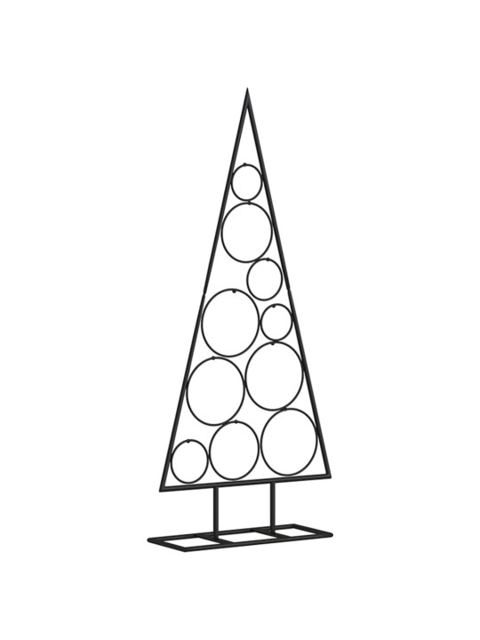 Metalinė Kalėdų eglutė, juodos spalvos, 90 cm