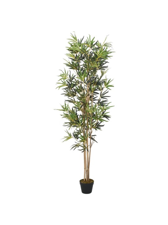Dirbtinis bambukas, žalios spalvos, 80cm, 368 lapai