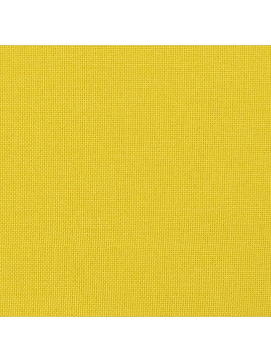 Trivietė sofa, šviesiai geltonos spalvos, 180cm, audinys