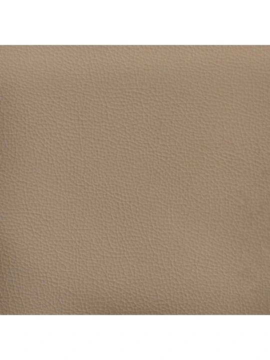 Dvivietė sofa, kapučino spalvos, 140cm, dirbtinė oda