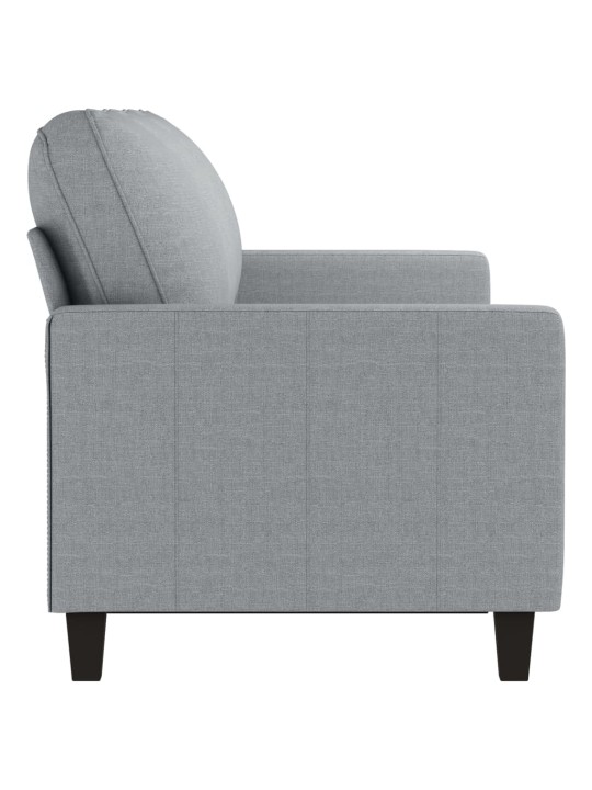 Trivietė sofa, šviesiai pilkos spalvos, 180cm, audinys